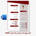 قالب رزومه