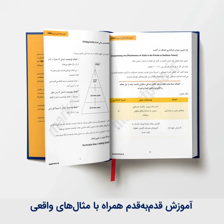 کتاب آموزش هدف‌گذاری SMART به همراه فایل اکسل اهداف