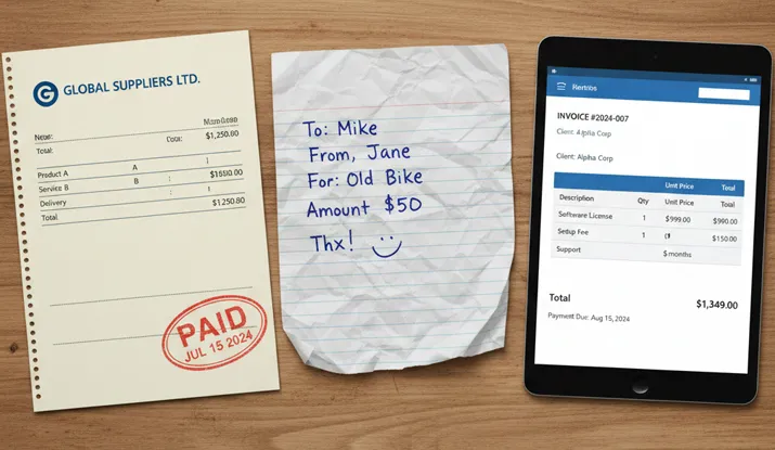 انواع فاکتور فروش