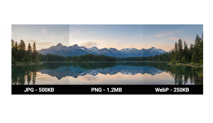 تفاوت کلی WebP با JPG و PNG