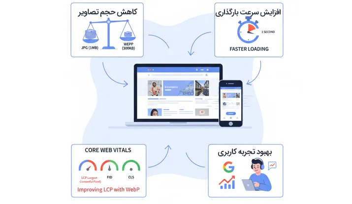 چرا گوگل WebP را دوست دارد