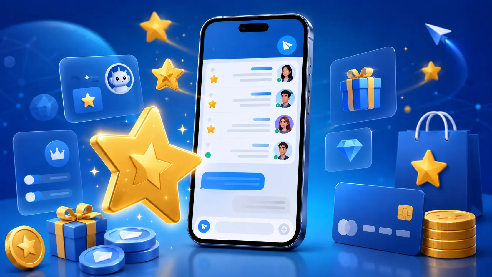 نحوه انتقال تلگرام استارز