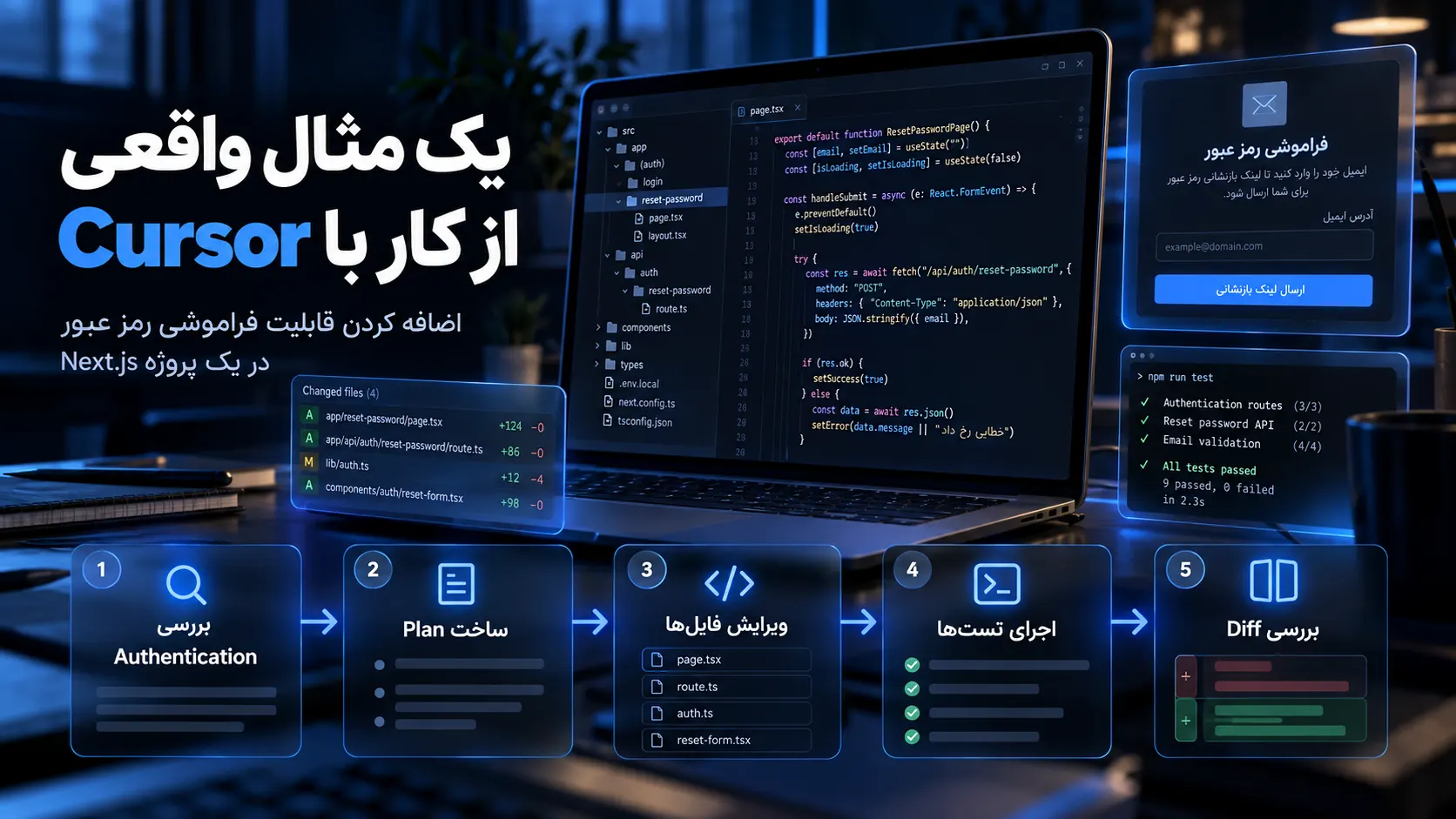 یک مثال واقعی از کار با Cursor